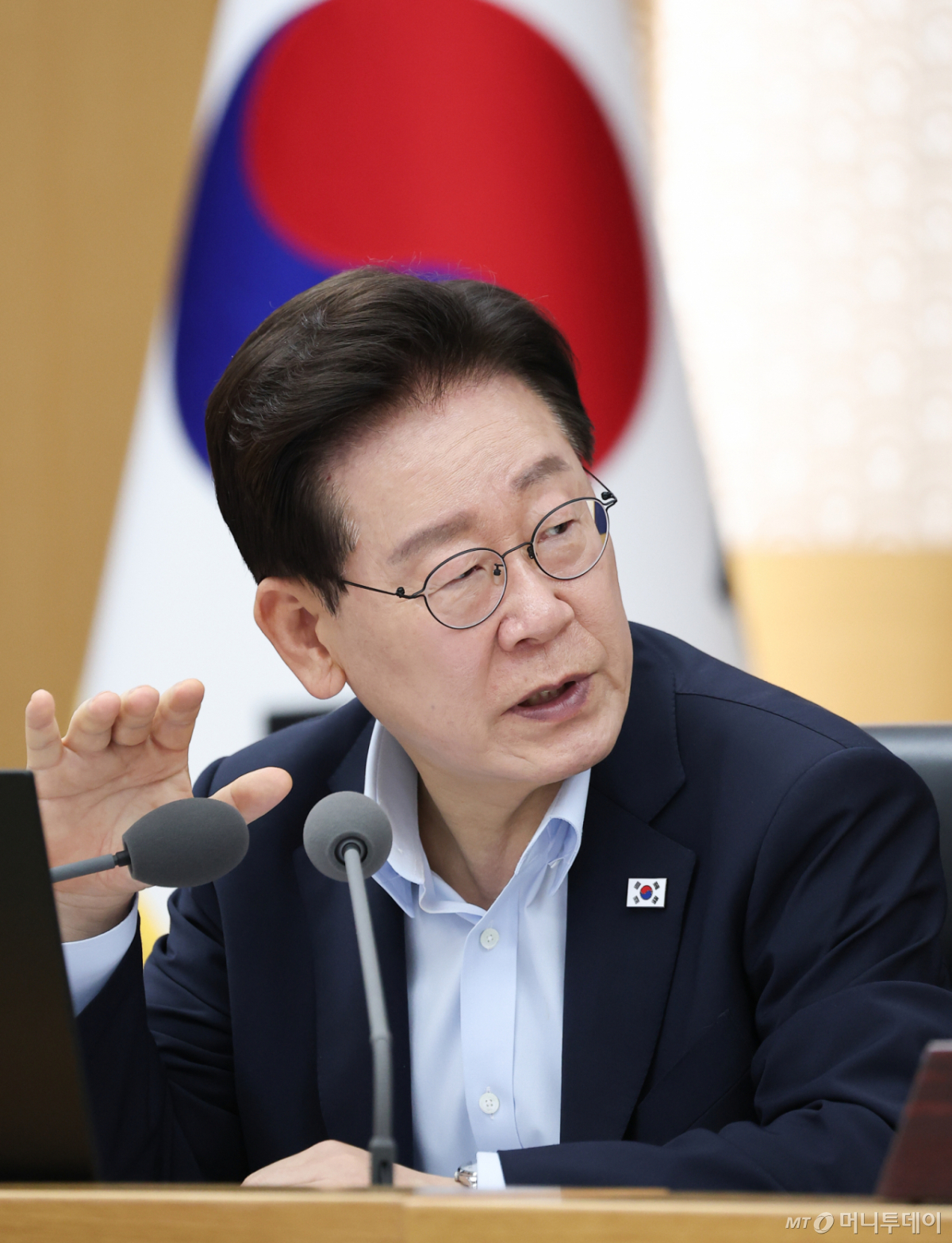 (세종=뉴스1) 허경 기자 = 이재명 대통령이 11일 정부세종청사에서 열린 국무회의에서 발언하고 있다. (청와대통신사진기자단) 2026.8.11/뉴스1 Copyright © 뉴스1. All rights reserved. 무단 전재 및 재배포, AI학습 이용 금지. /사진=(세종=뉴스1) 허경 기자