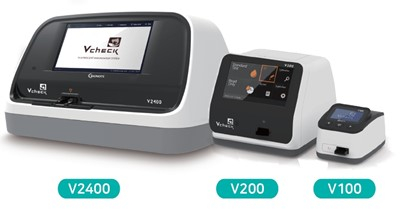 브이체크F(Vcheck F) 장비 사진. 왼쪽부터 v2400, v200, v100,/사진=바이오노트