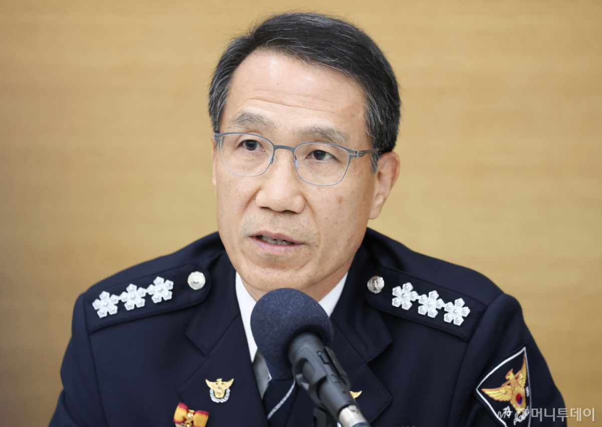 (세종=뉴스1) 허경 기자 = 유재성 경찰청장 직무대행이 11일 정부세종청사에서 열린 국무회의에서 발언하고 있다. (청와대통신사진기자단) 2026.8.11/뉴스1 Copyright © 뉴스1. All rights reserved. 무단 전재 및 재배포, AI학습 이용 금지. /사진=(세종=뉴스1) 허경 기자
