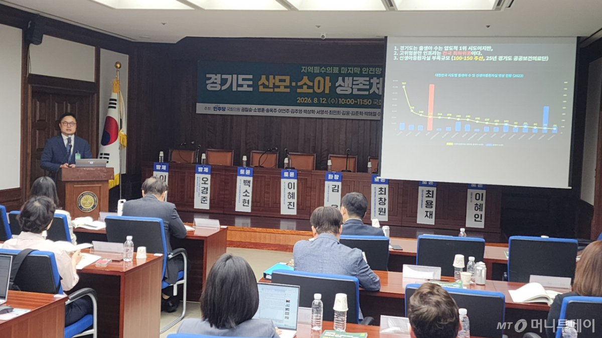 이날 오경준 분당서울대병원 권역모자의료센터장은 "경기도는 전국 시·도 중 출생아 수가 압도적 1위이지만, 고위험 분만 인프라는 전국 최하위권"이라며 "고위험 산모와 신생아를 즉시 수용할 수 있는 최정 거점 병원이 없다는 게 가장 치명적"이라고 비판했다./사진=정심교 기자