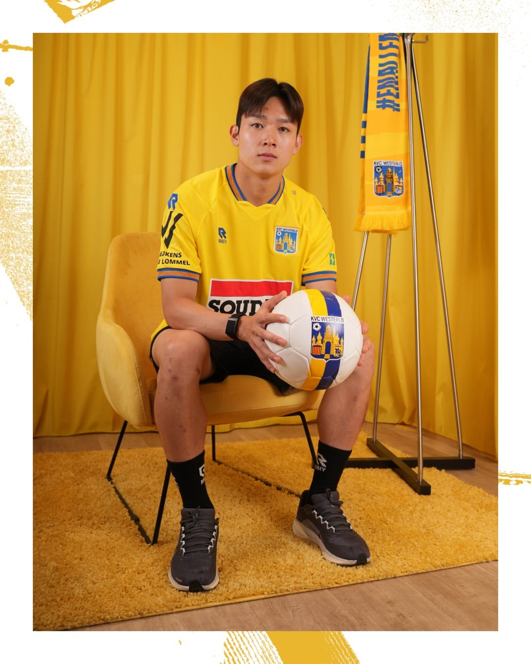 잉글랜드 프리미어리그 토트넘을 떠나 벨기에 KVC 베스테를로로 임대 이적한 양민혁. /사진=KVC 베스테를로 홈페이지 캡처