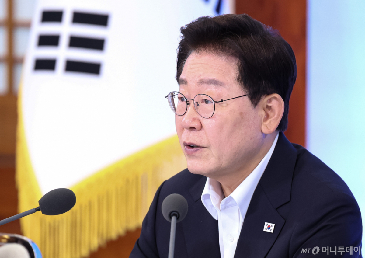 (서울=뉴스1) 허경 기자 = 이재명 대통령이 12일 청와대에서 열린 미래성장동력 7대SEED 보고회에서 발언하고 있다. 2026.8.12/뉴스1 Copyright © 뉴스1. All rights reserved. 무단 전재 및 재배포, AI학습 이용 금지. /사진=(서울=뉴스1) 허경 기자
