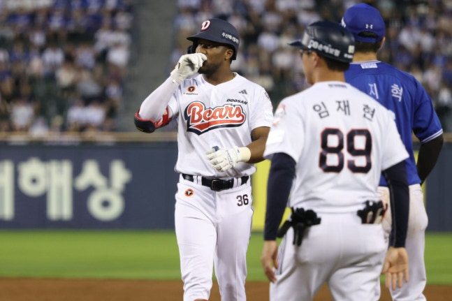 두산 베어스 새 외국인 타자 세베리노. /사진=두산 베어스 제공