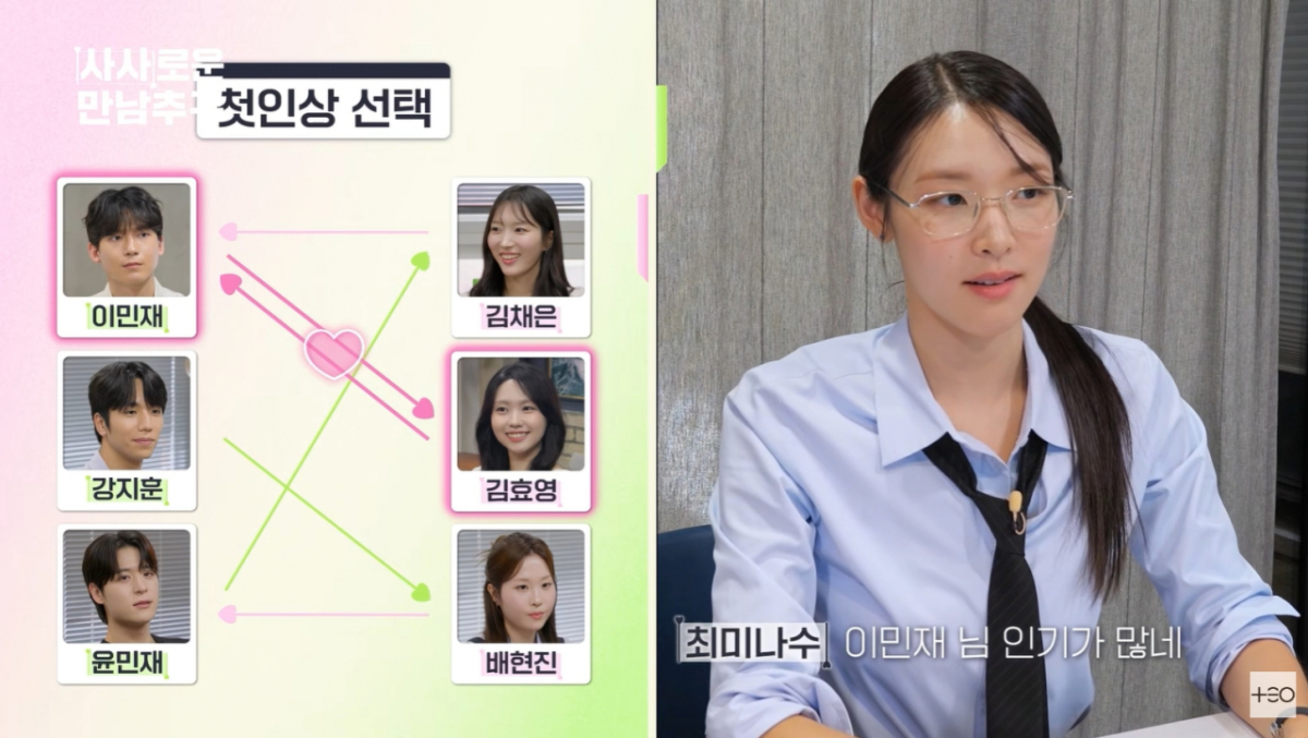 /사진=유튜브 채널 'TEO 테오'의 연애 예능 '사사로운 만남추구' 갈무리
