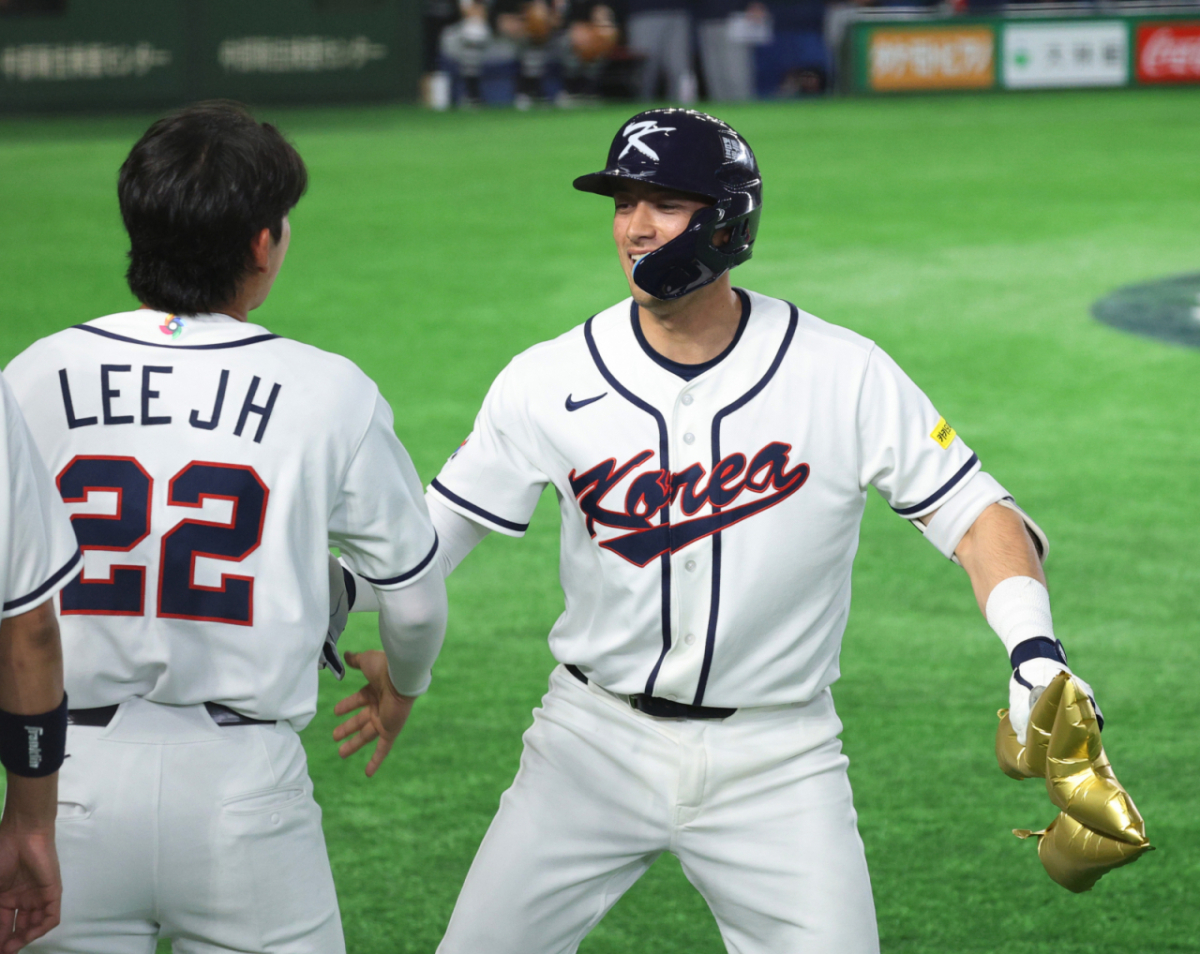 야구대표팀 6번타자 위트컴이 지난 3월 5일 도쿄돔에서 열린 2026WBC 도쿄POOL 개막 두번째경기 한국과 체코경기 3회말 1사후 좌월 솔로홈런을 터트린 후 홈인하고 있다. 2026.03.05. /사진=강영조 선임기자