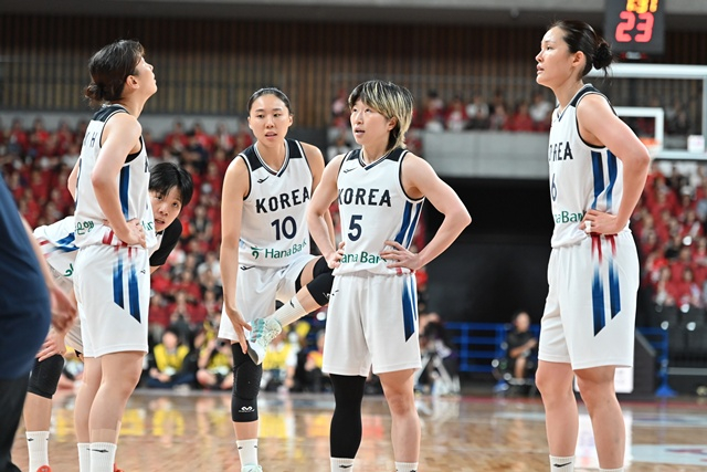 한국 여자농구 대표팀. /사진= Japan Basketball Association 제공