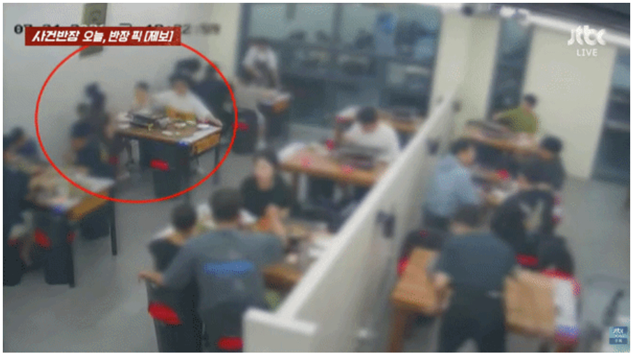 부산의 한 고기 무한리필 식당에서 어린 자녀 2명과 함께 식사를 마친 일가족이 음식값을 내지 않고 떠났다는 제보가 전해졌다. /사진=사건반장 캡처