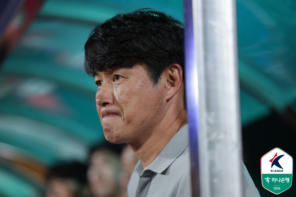 박건하 수원FC 감독. /사진=한국프로축구연맹 제공
