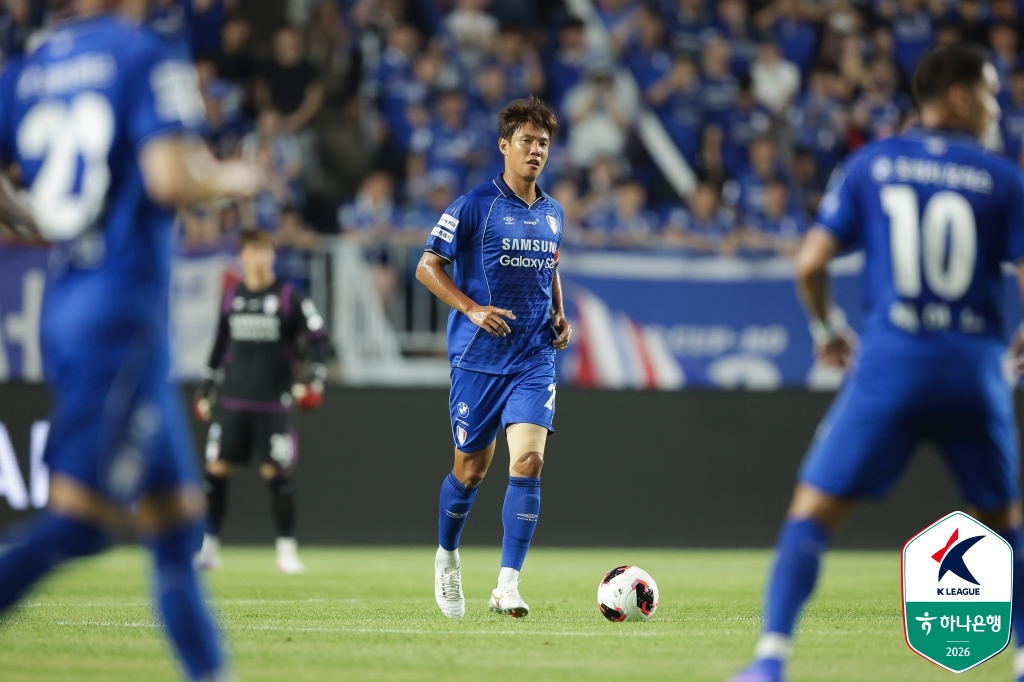 수원 삼성 주장 홍정호. /사진=한국프로축구연맹 제공