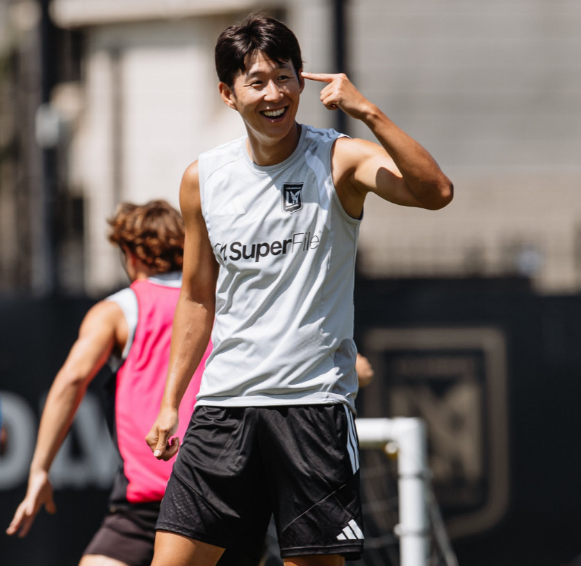 손흥민. /사진=LAFC 공식 SNS 갈무리