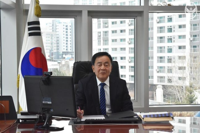 지난해 1월 취임한 조건도 인천 유나이티드 대표이사. /사진=인천 유나이티드 제공