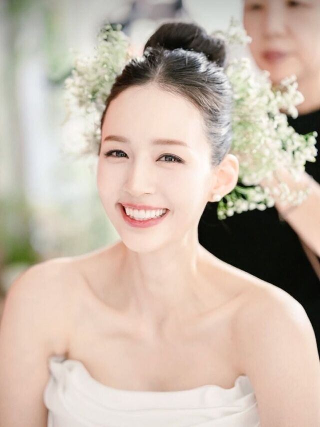 가수 KCM의 아내 방예원이 뒤늦은 결혼식을 앞두고 웨딩드레스 사진을 공개했다./사진=방예원 SNS 화면 갈무리.