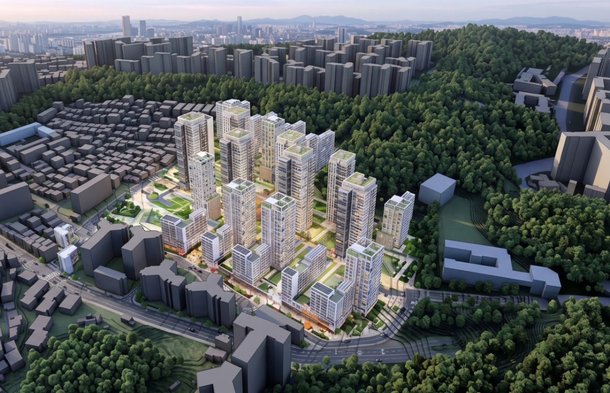 상도동 214 일대 신통기획 조감도/사진제공=서울시