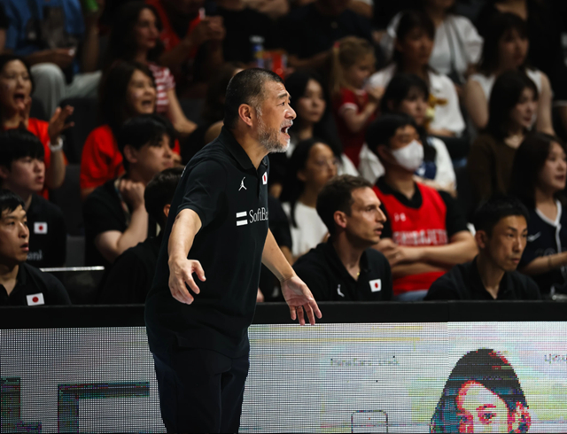오케타니 다이 일본 농구 대표팀 감독. /사진=FIBA
