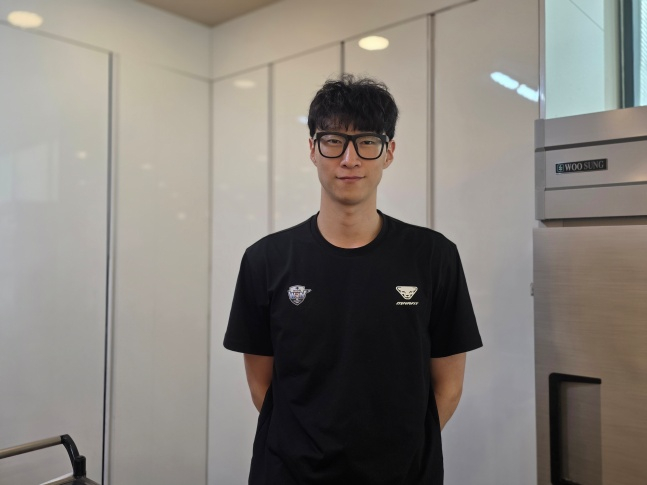 우리카드 정성규가 최근 인천광역시에 위치한 우리카드 클럽하우스 식당에서 스타뉴스와 만나 인터뷰를 가졌다. /사진=김동윤 기자