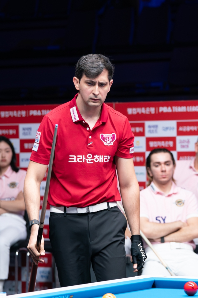 크라운해태 다비드 마르티네스. /사진=PBA 투어 제공