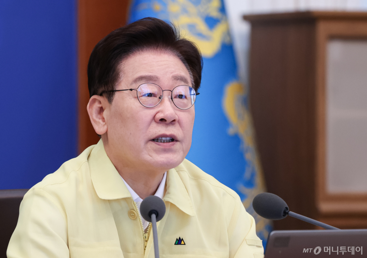 (서울=뉴스1) 허경 기자 = 이재명 대통령이 18일 청와대에서 열린 제1회 을지국무회의에서 발언을 하고 있다. 2026.8.18/뉴스1 Copyright © 뉴스1. All rights reserved. 무단 전재 및 재배포, AI학습 이용 금지. /사진=(서울=뉴스1) 허경 기자