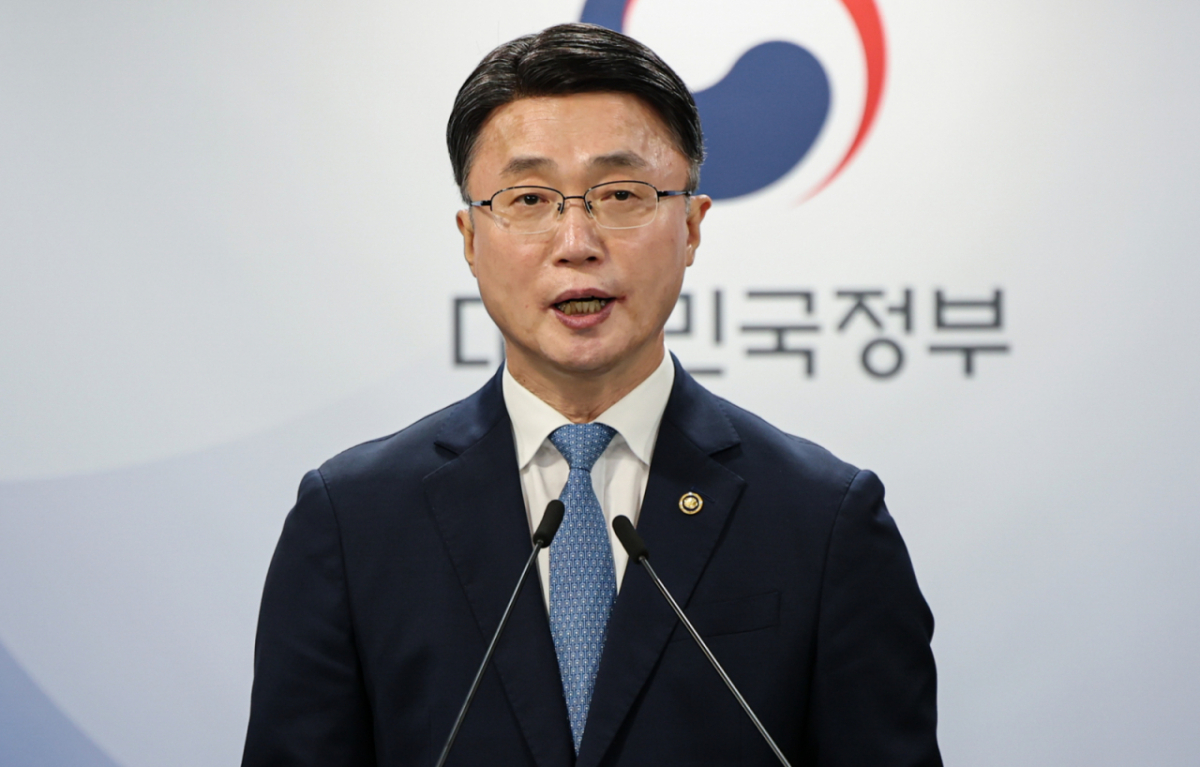 류제명 과학기술정보통신부 제2차관이 18일 서울 종로구 정부서울청사에서 독자 AI파운데이션모델 프로젝트 2차 단계평가 결과 브리핑을 하고 있다. 2026.8.18/뉴스1 Copyright © 뉴스1. All rights reserved. 무단 전재 및 재배포, AI학습 이용 금지./사진=뉴스1