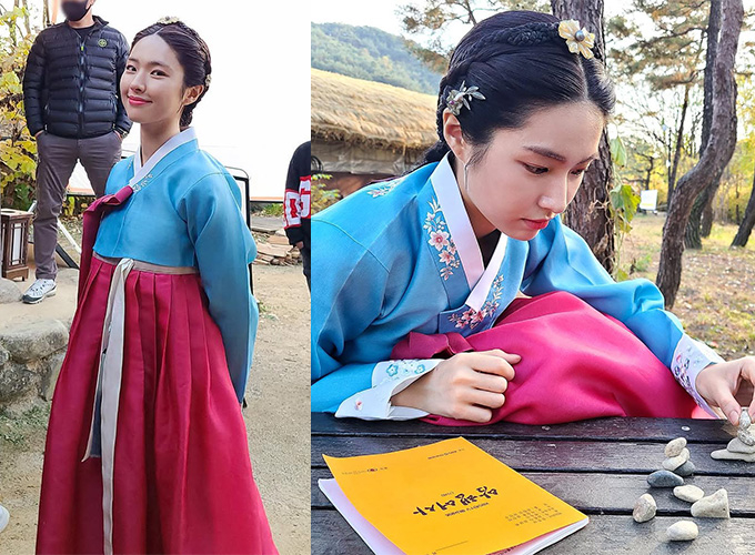 배우 하영(33·본명 안하영)의 증조부 친일 행적 논란이 확산하는 가운데, 과거 하영의 한복 관련 발언이 재조명 되고 있다. /사진=하영 인스타그램