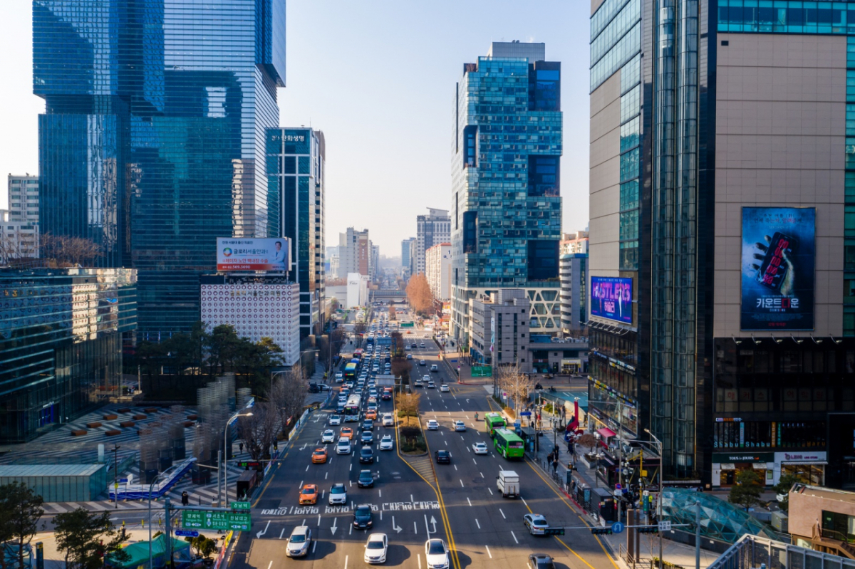 강남역 사거리 전경. /사진제공=서울시 사진기록화사업