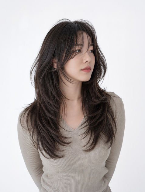 페미닌 페이스 레이어드 펌/사진제공=리안헤어
