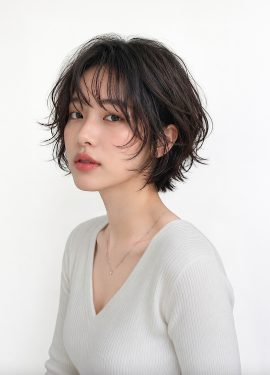 보니 셰입 숏 레이어드 컷/사진제공=리안헤어