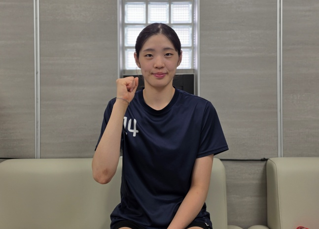 중앙여고 오세인이 지난 17일 서울 서대문구 북아현동에 위치한 중앙여고 실내 강당에서 스타뉴스와 만나 인터뷰했다. /사진=김동윤 기자