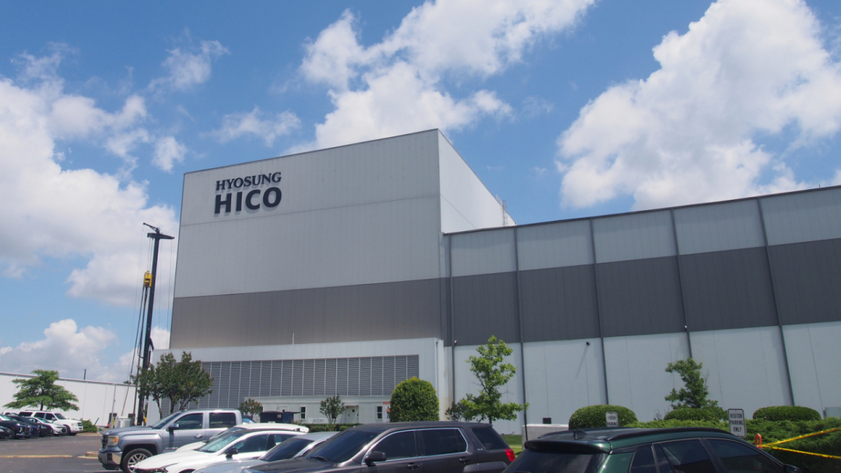 미국 멤피스에 위치한 효성중공업 공장(HICO)의 모습 /사진=최경민