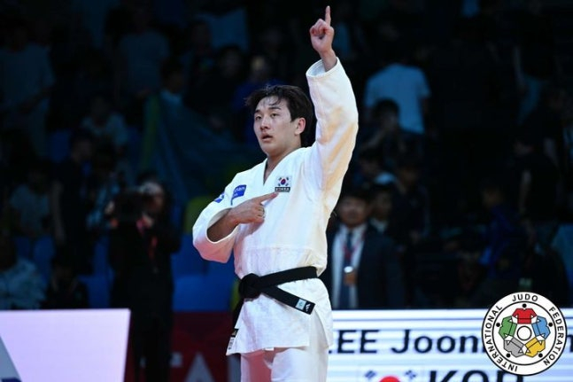 유도 국가대표 이준환. /사진=국제유도연맹 홈페이지 캡처