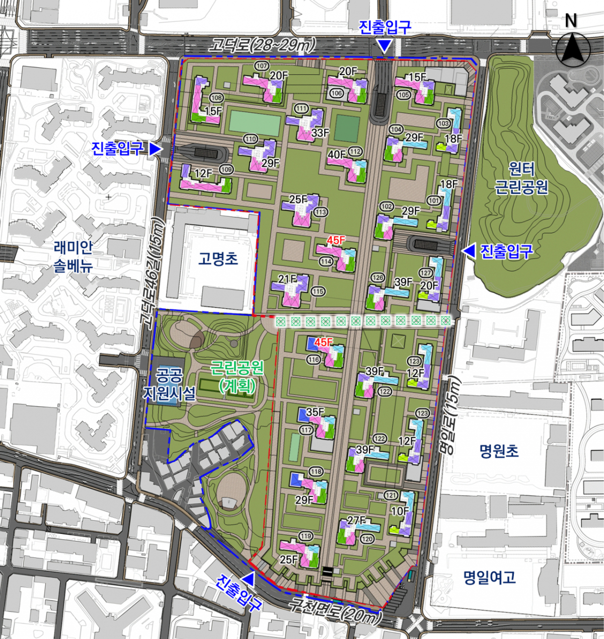단지 배치도 /사진제공=서울시