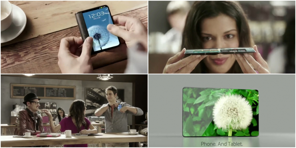 2013년 CES 당시 공개된 삼성전자 미래 스마트폰 영상 /사진=유튜브 2013 International CES Keynote: Samsung 영상 캡처