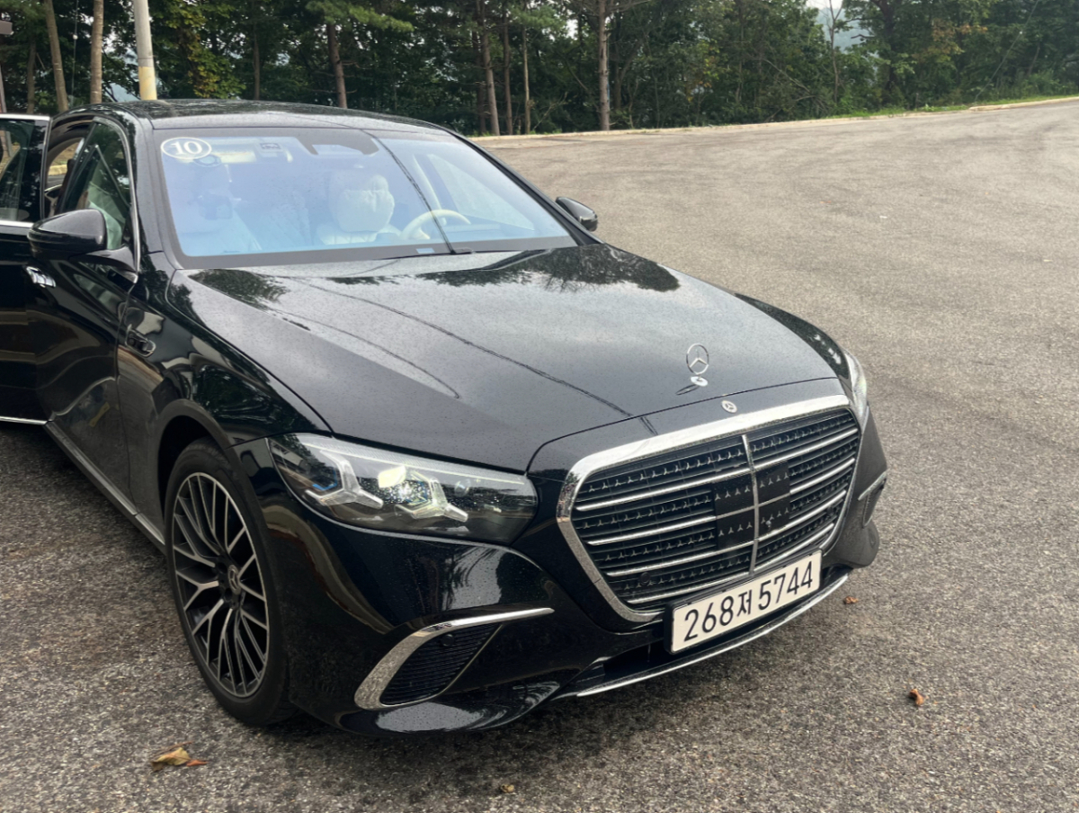 '더 뉴 벤츠 S500' 외관./사진=이정우 기자