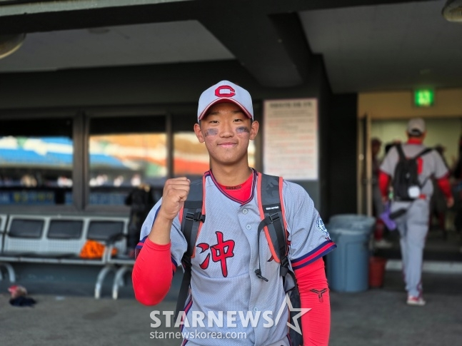충암고 오유찬. /사진=김동윤 기자