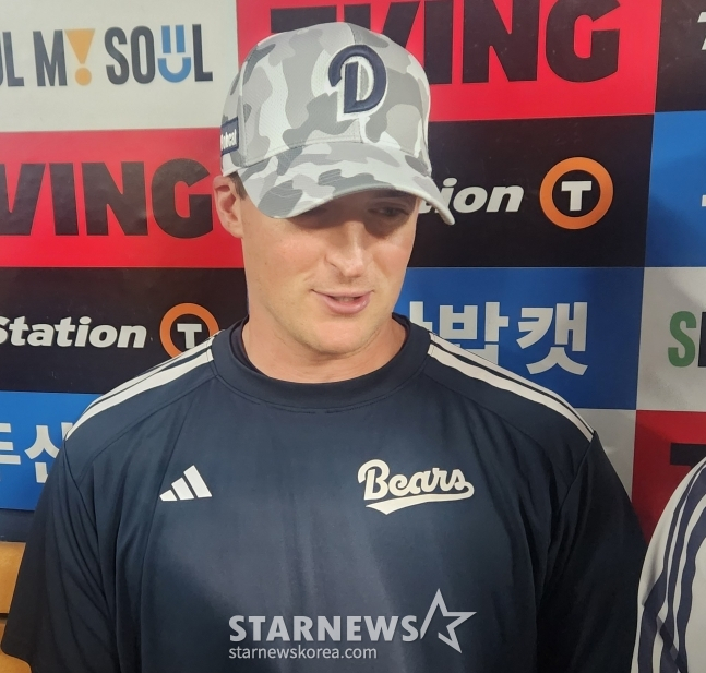 두산 베어스 투수 웨스 벤자민. /사진=안호근 기자