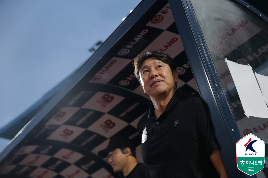 김도균 서울이랜드 감독. /사진=한국프로축구연맹 제공