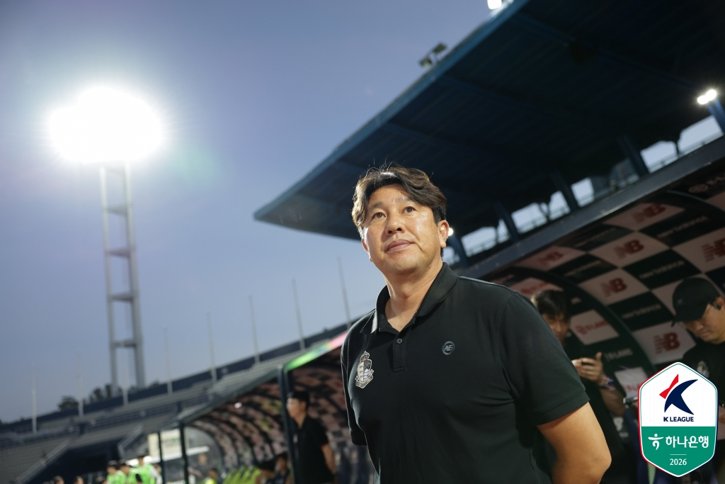 김도균 서울이랜드 감독. /사진=한국프로축구연맹 제공