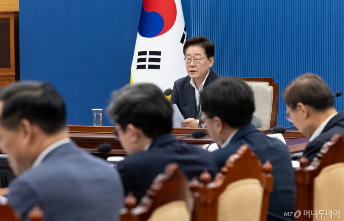 (서울=뉴스1) 이재명 기자 = 이재명 대통령이 21일 청와대에서 열린 제1차 반부패정책협의회에서 발언하고 있다. 2026.8.21/뉴스1  Copyright © 뉴스1. All rights reserved. 무단 전재 및 재배포,  AI학습 이용 금지. /사진=(서울=뉴스1) 이재명 기자