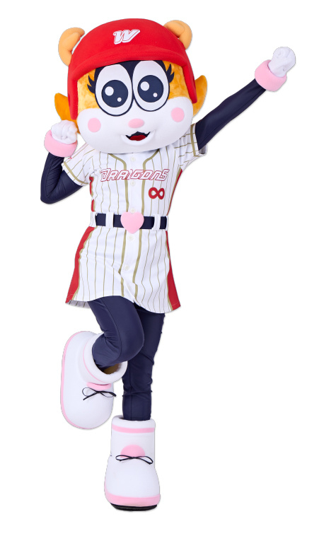 대만 프로야구 웨이취안 드래곤스 마스코트 루메이. /사진=LG 트윈스 제공