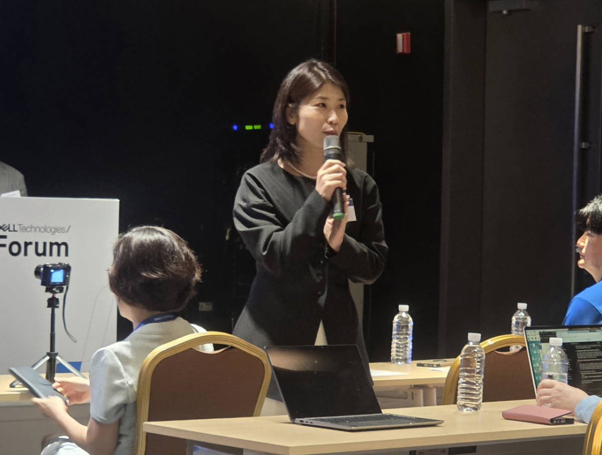 오리온 한국 델 테크놀로지스 전무는 25일 서울 강남구 코엑스에서 열린 '델 테크놀로지스 포럼 2026' 기자간담회에서 질의에 답변하고 있다./사진=구자윤 기자