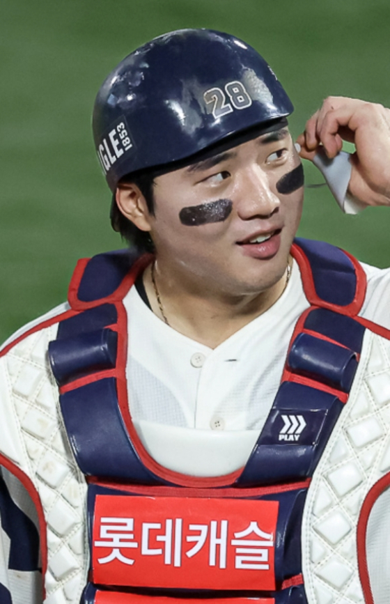 롯데 자이언츠 포수 손성빈. /사진=롯데 자이언츠 제공