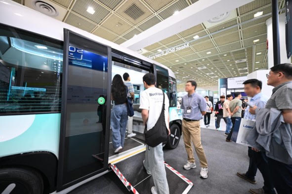 ‘2025 자율주행모빌리티산업전’ 전시회 전경사진
