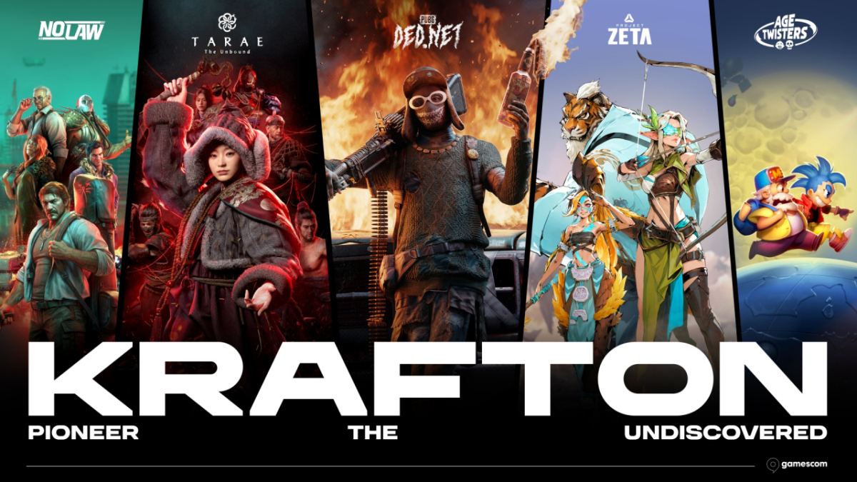 Images of five new titles from Krafton. 2026.08.26./Photo provided by Krafton