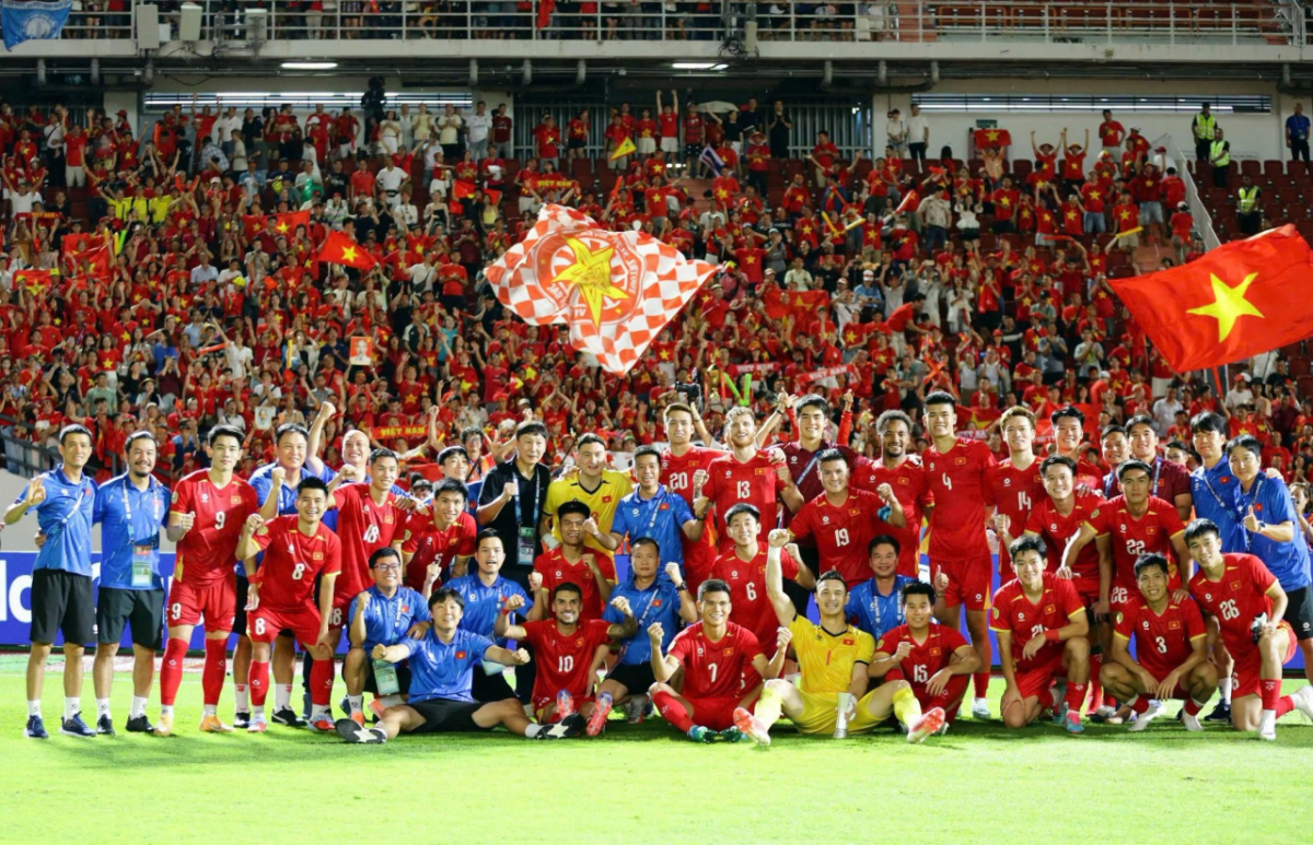 베트남 축구대표팀 선수들. /사진=베트남축구협회 제공