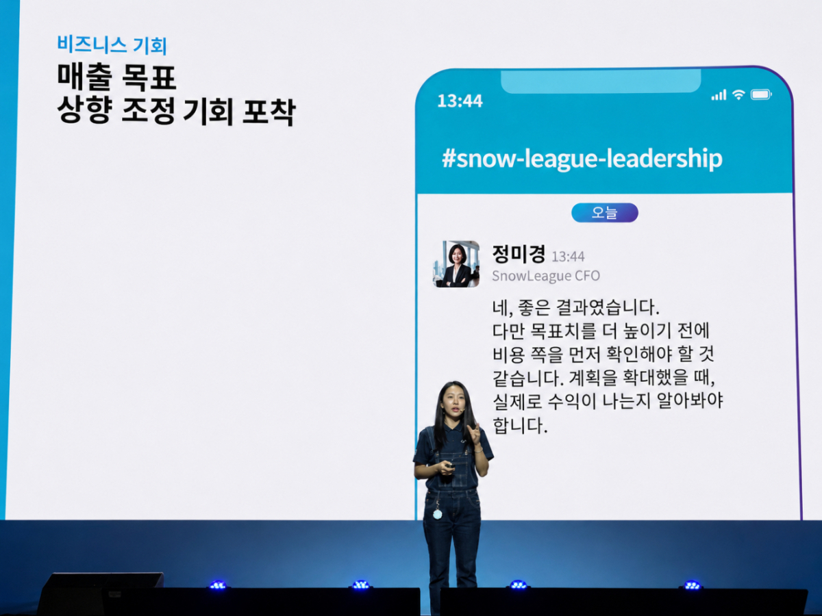 이수현 스노우플레이크 테크 에반젤리스트가 27일 서울 강남구 코엑스에서 열린 '스노우플레이크 월드 투어 서울'에서 발표를 하고 있다./사진=구자윤 기자
