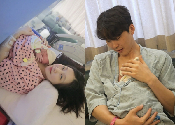 개그우먼 박소영(39), 전 야구선수 문경찬(34) 부부가 득녀했다./사진=박소영 인스타그램