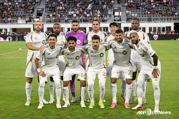 LAFC 선발 출전 선수들. /AFPBBNews=뉴스1