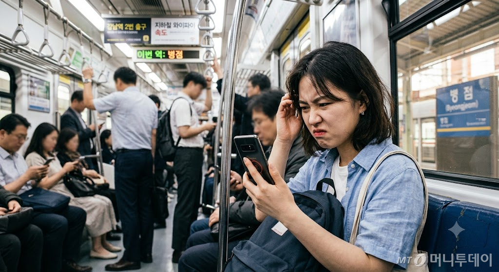 Wi-Fi that doesn't work near Byeongjeom Station. / Image generated by Gemini