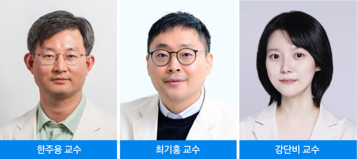 삼성서울병원 순환기내과 한주용·최기홍 교수, 임상역학연구센터 강단비 교수 연구진. /사진제공=삼성서울병원