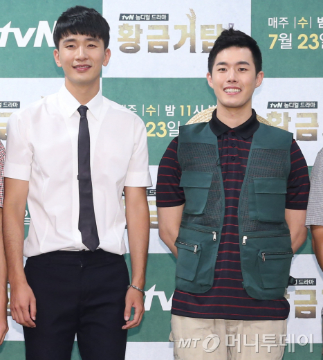배우 이용주, 김호창. 사진은 2014년 열린 tvN 드라마 '황금거탑' 제작발표회 /사진=머니투데이 사진DB