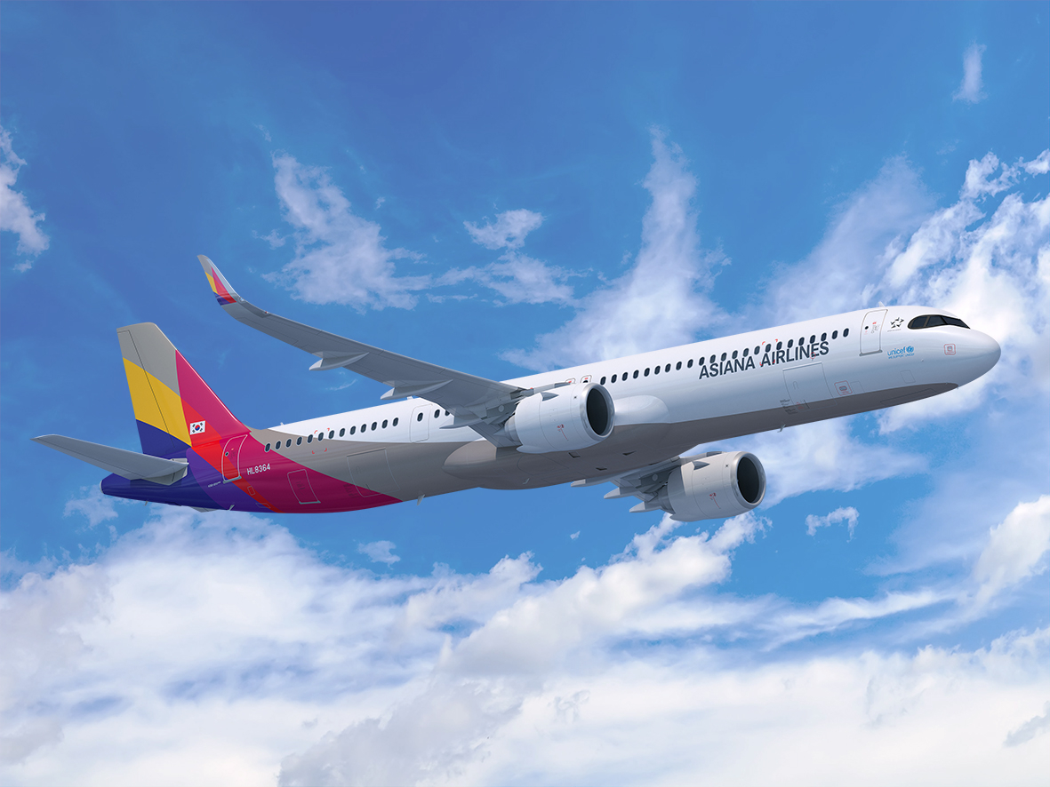 아시아나항공 A321NEO의 모습/사진= 아시아나항공 제공